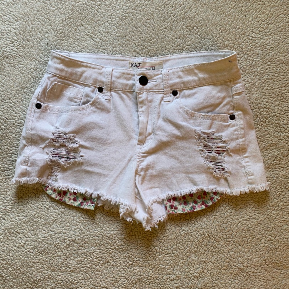 White Shorts